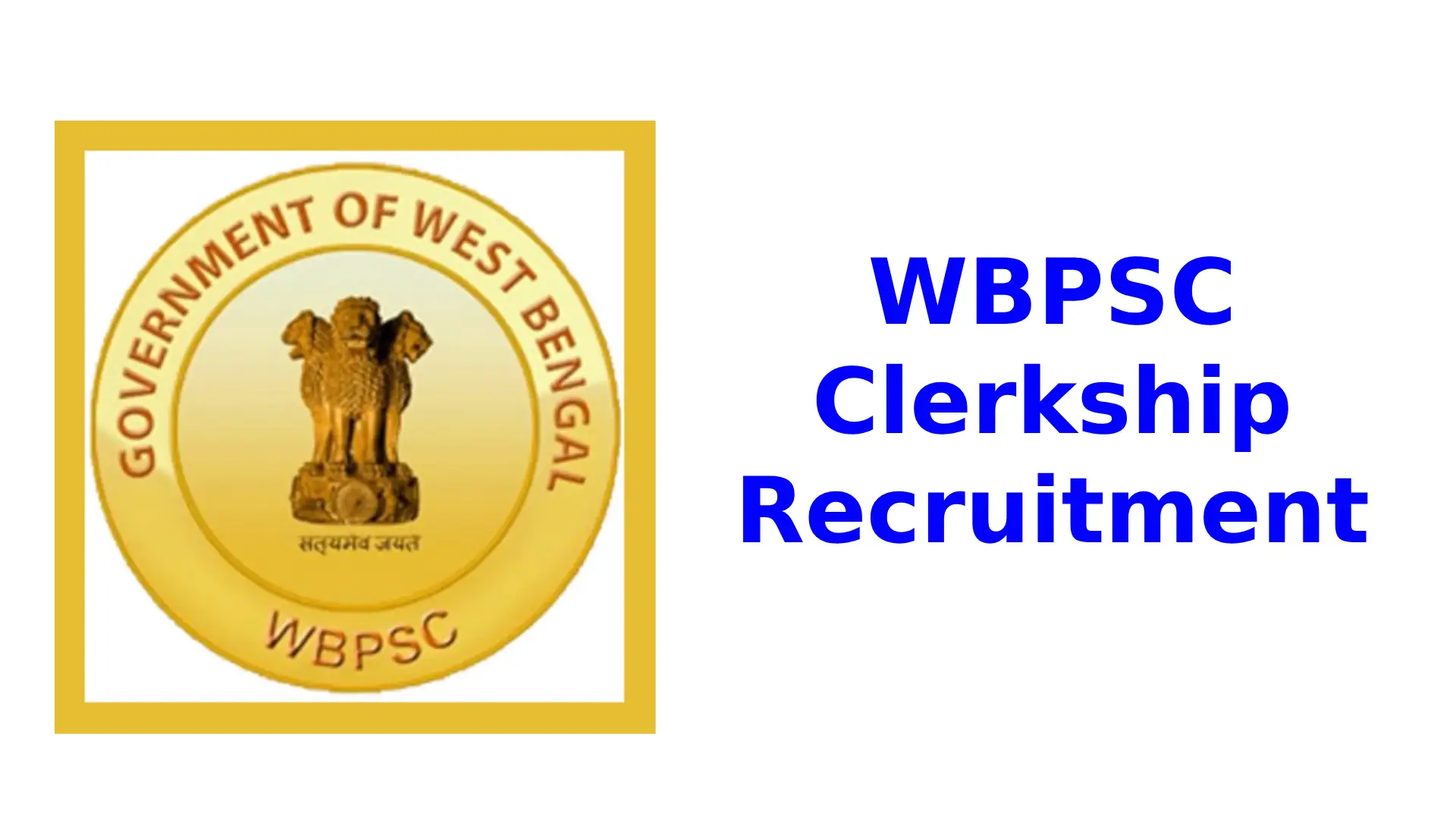 WBPSC Clerkship Recruitment
