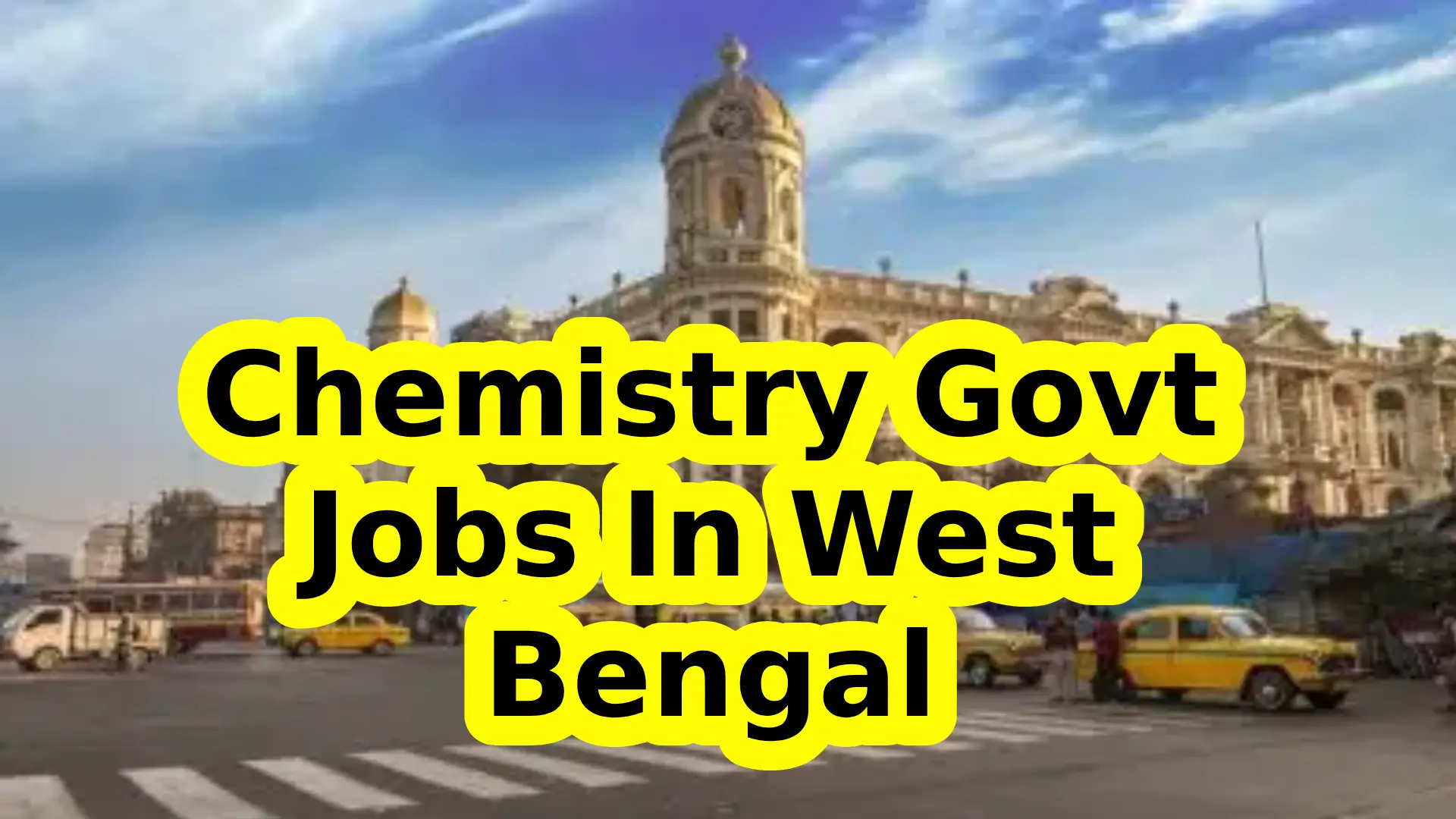 Chemistry Govt Jobs In West Bengal